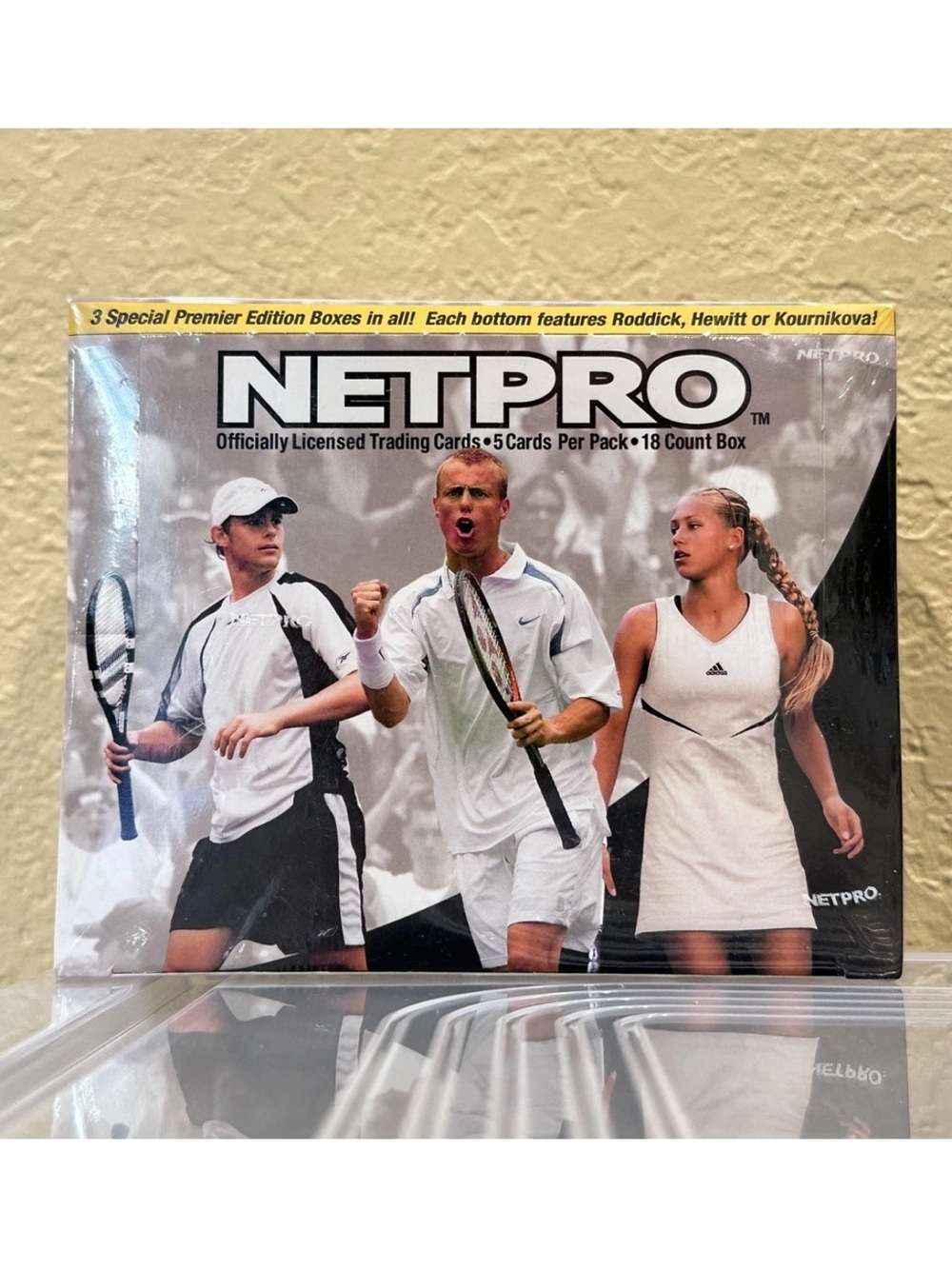 ☘️ NOW $125 ☘️ 2003 Netpro Net Pro Tennis Cards Hobby Sealed Box 18 Packs